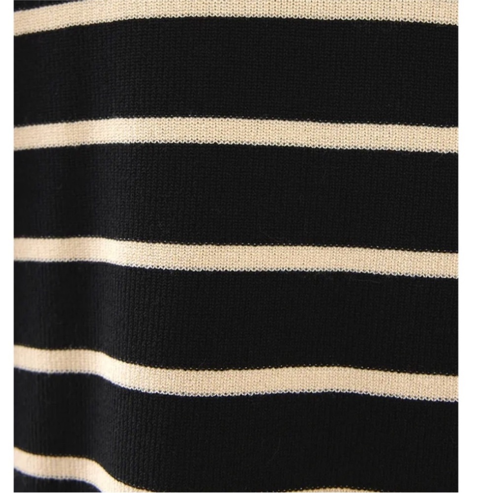 NWT LOVE BONITO Sasha Striped Knit Cardigan Size 6 or Medium/ Large - Picture 3 of 7